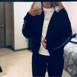 AE hooded bomber jacket